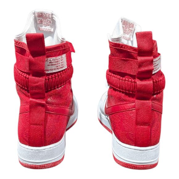 NIKE SF Air Force 1 High 'University Red' Sneakers Size 13 - Picture 5 of 9